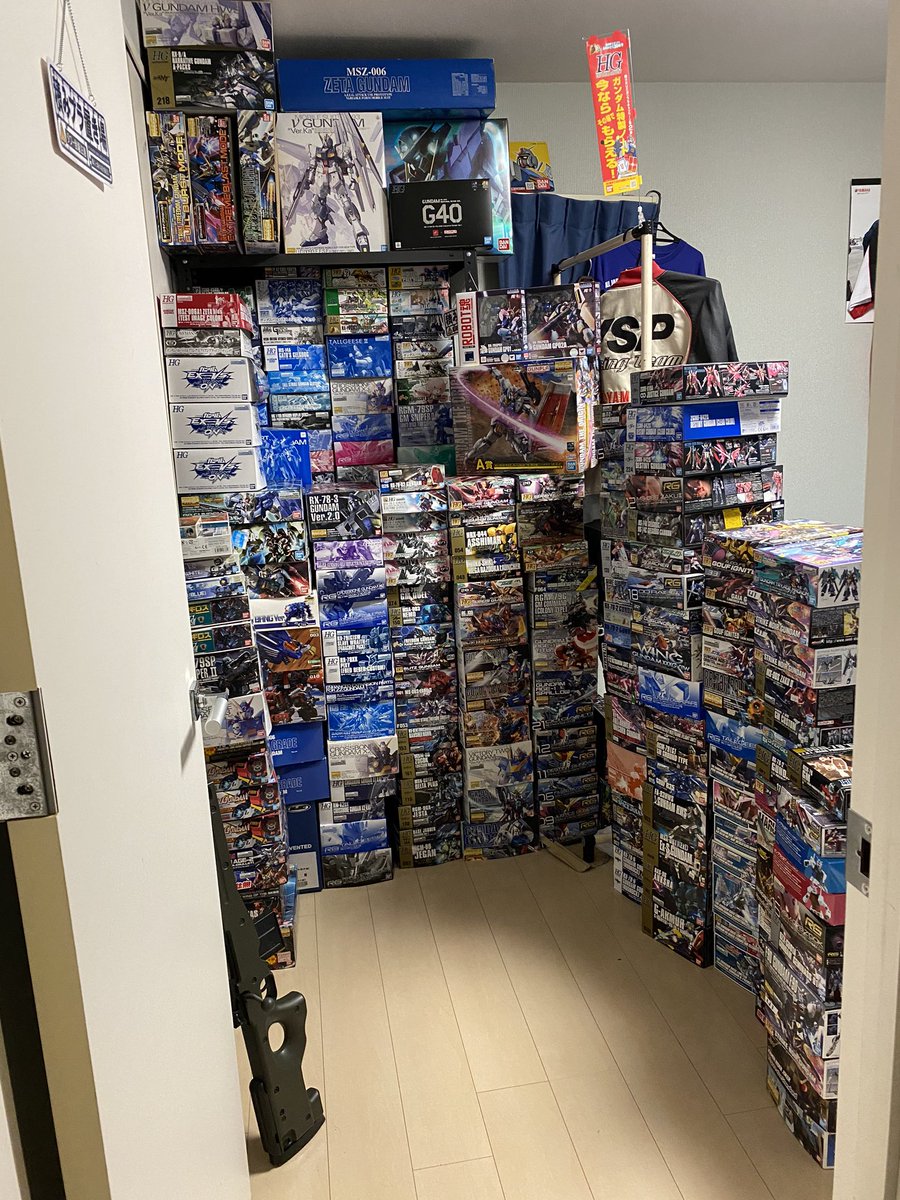 積みプラを整理して数えたら416個もあった笑 これは罪ですわ笑 一生分