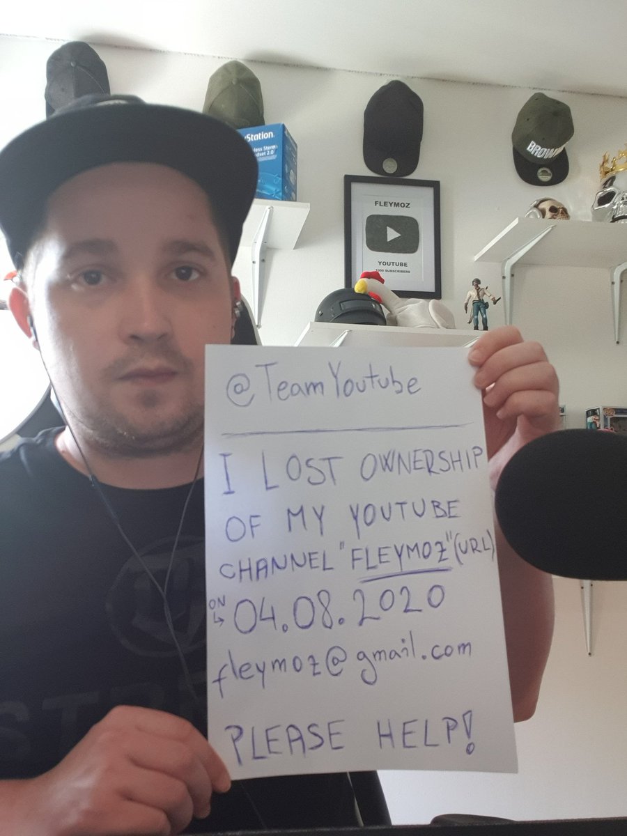 fleymoz's tweet photo. @YouTube someone was hacked my channel on 4.august and no one want to help me. I was try everything. PLEASE HELP ME! #help #YouTube #Hackers #Hacked #Hacking #youtubechannel #YouTubers #YouTubeVideo #YouTubersReact https://t.co/VoVcAZzbqQ