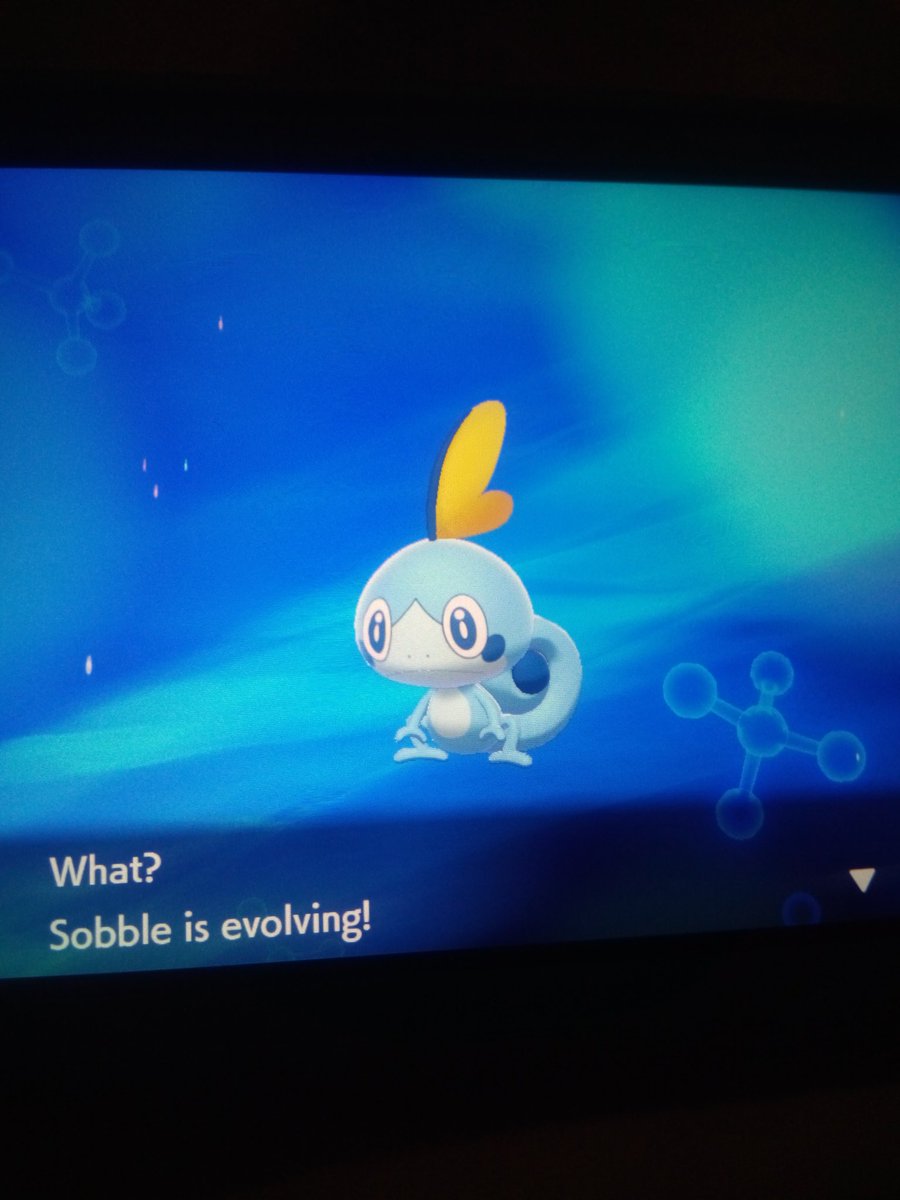 Yesterday I evolved my Sobble into Drizzile after my second battle with Hop