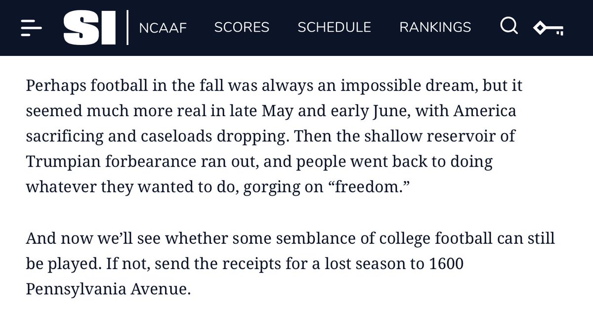 codykeenan's tweet photo. I go to more college football games every year than you do in a decade, and I loathe you, your colleagues, and your propaganda network for botching the virus and making football season (and all other things America used to enjoy) impossible. https://t.co/o4SxqDeymJ https://t.co/Z8tDQQTUk9