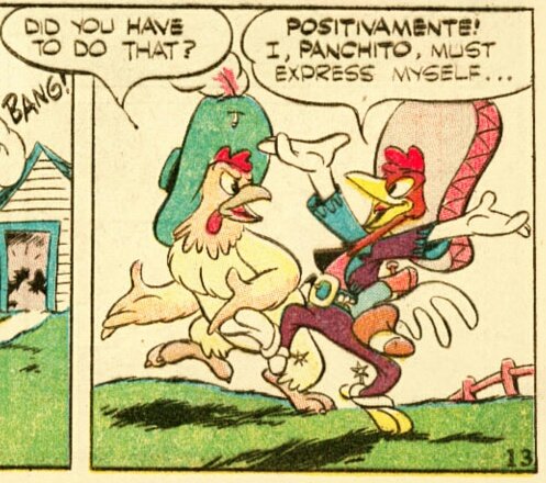 Vanessa_IR_'s tweet photo. As I am not going to die of tenderness, with Panchito existing !! 

#PanchitoPistoles #ClaraCluck #PanchitoxClara 
#TheThreeCaballeros https://t.co/vwUIPaIXif