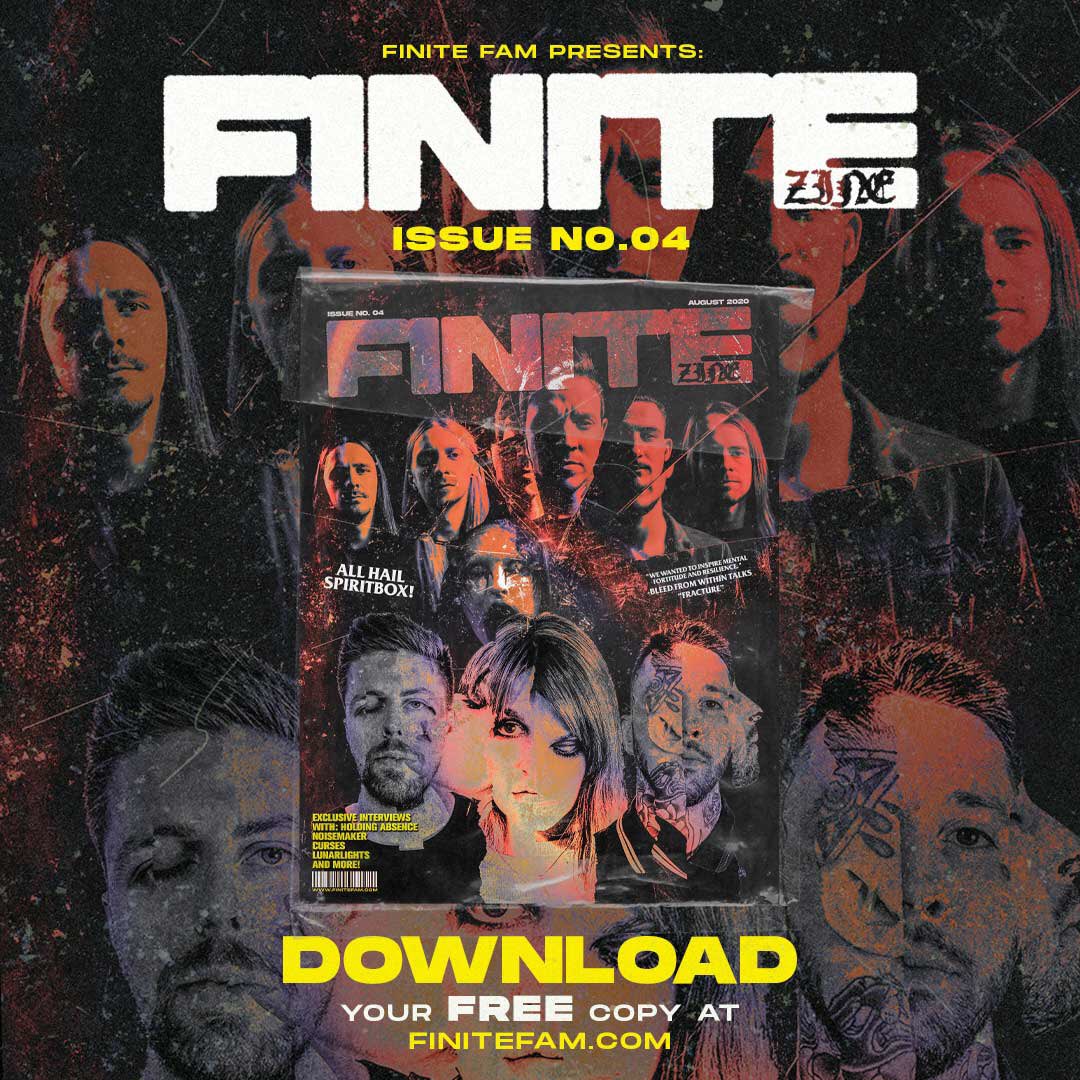 finitefam's tweet photo. We give you the 4th Finite Zine, with yet another double spotlight features on two of global metalcore's finest acts that are truly making moves: @BleedFromWithin and @spiritboxband! Plus more insiders on some of our top band picks!

Download your copy at https://t.co/nPrcedzRTQ https://t.co/fN8VpkmrRB