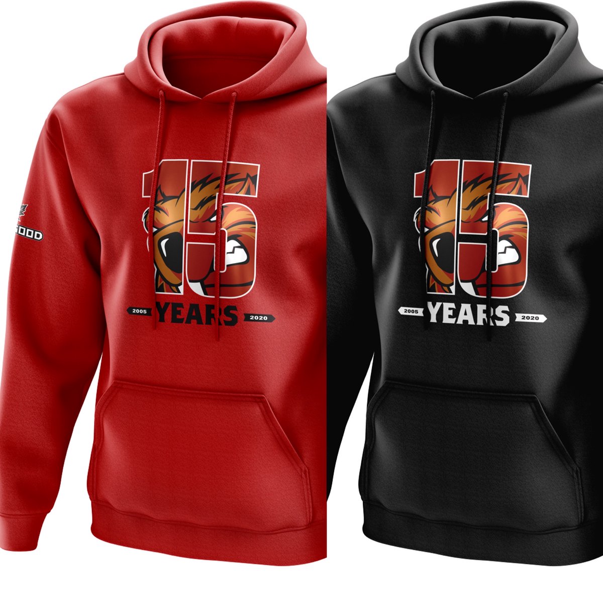 BeaverBuzzNRG's tweet photo. Celebrate 15 years of Beaver Buzz with our premium red or black hoodie with a silk-screened 15 Year Anniversary logo. This Beaver Buzz hoodie also rocks our secondary logo "DAM GOOD" on the right shoulder. 
Now Available!! @ https://t.co/q24lRieQ8A FREE SHIPPING with all orders! https://t.co/dqMEeKbgNX