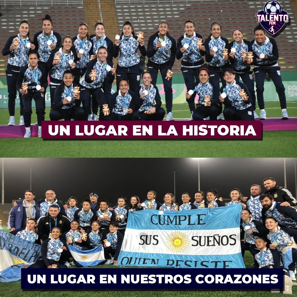 🥈🇦🇷 ¡Nuestras heroínas! Hace un año, al igual que en el mundial, este grupo de guerreras mantuvo en vilo a todo un país. Los penales le dijeron que no a una medalla de oro pero igual la selección Argentina escribió un capítulo más para su historia. ¡Gracias! 🙌🏻