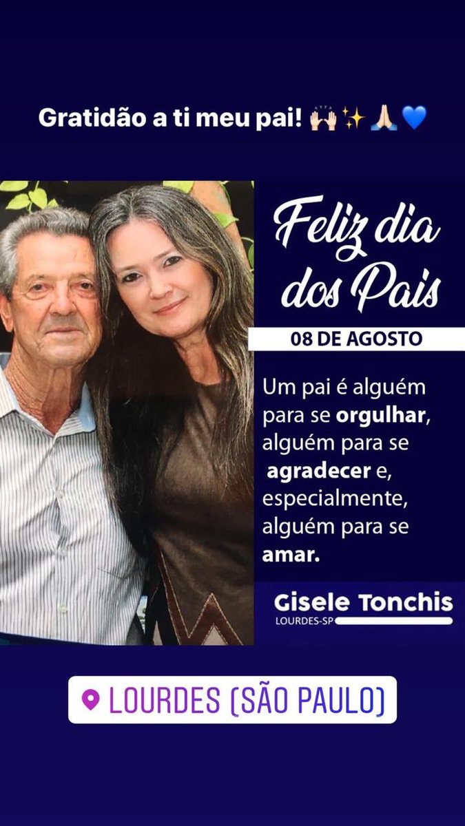 GiseleTonchis's tweet photo. Que o dia dos pais de vocês tenha sido como foi o meu. ❤️ https://t.co/8CFnLtAuFo
