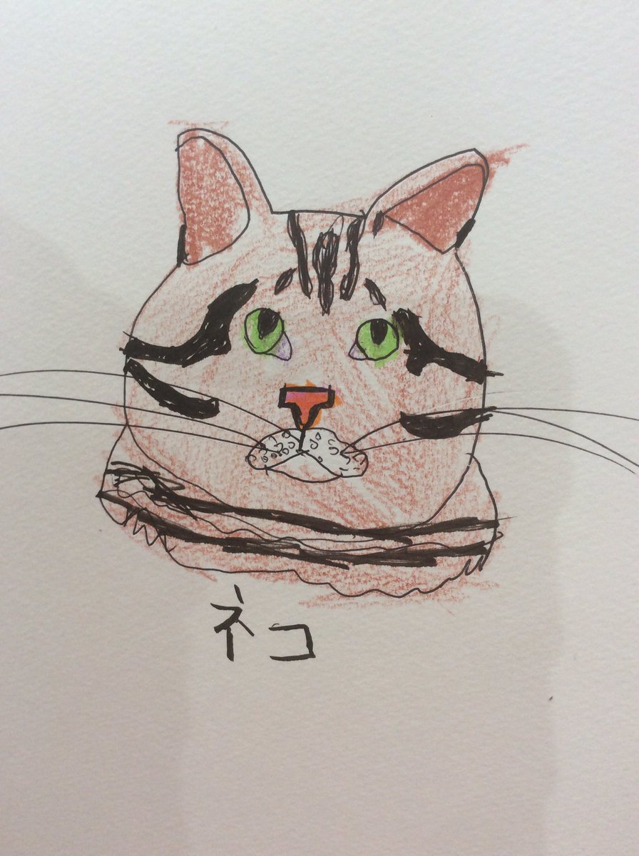 画伯の新作 ネコ アマガエル テントウムシ 働きバチ 漢字使ってる クモ とよ田みのるのイラスト