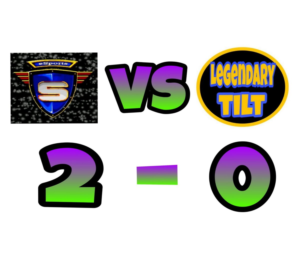 TiltLegendary's tweet photo. Resultados del partido amistoso entre @TiltLegendary y @S_eSports1 

Bien jugado, equipo S eSports https://t.co/NftVs1Frq9