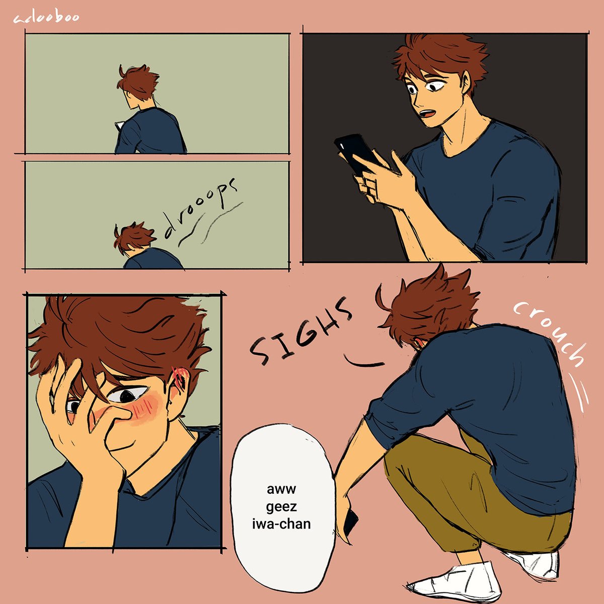 oikawa got the dokis
#haikyuu #oiiwa #iwaoi 