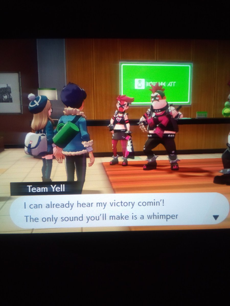 I've been looking forward to teaming up with Hop for a battle and we managed to take down the rest of the Team Yell Grunts together! 