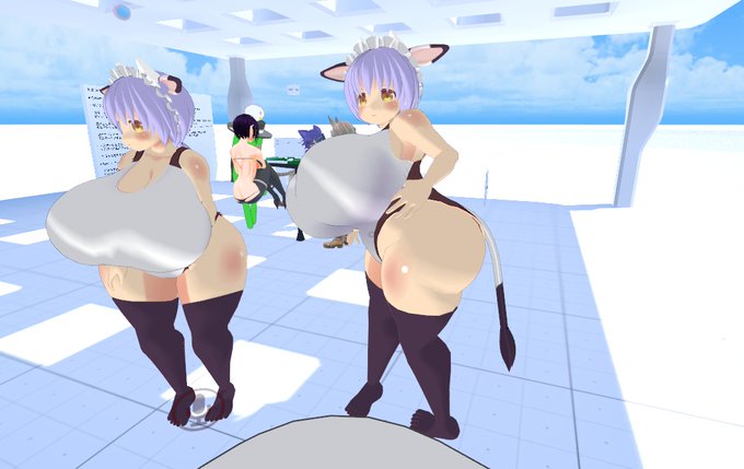 昨日突発で製作中のリーシアを他の方に着ていただいた時のSSです
でっかい でっかい 