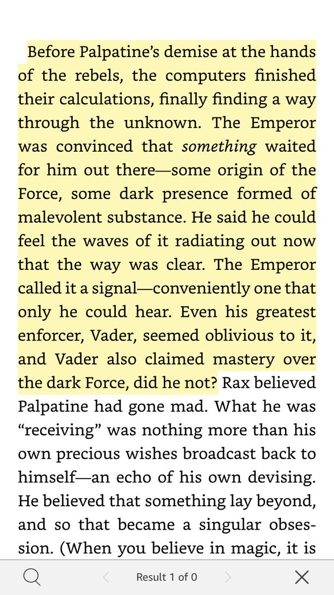 In the Aftermath novels, we learn that his obsession with the Unknown Regions was part of that.Look at these quotes:First one is explaining why the Jakku observatory was builtSecond is Tashu, an advisor to Palps and a leader in the Sith cult (more on that in a bit)
