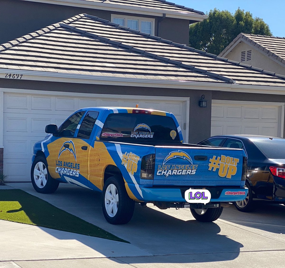 Yuck...    somebody ruined a perfectly good truck.  🤦🏼

#SpanosSucks