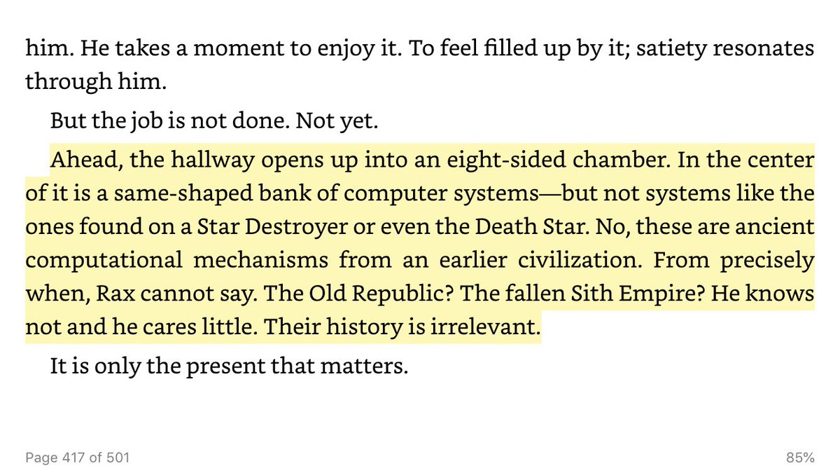 Anyway, the Jakku observatory had three purposes1. Blow up Jakku via a shaft to the core2. Plot hyperspace lanes in the UR3. Stored a handful of Sith relics that would unleash a wave of dark energy when detonated