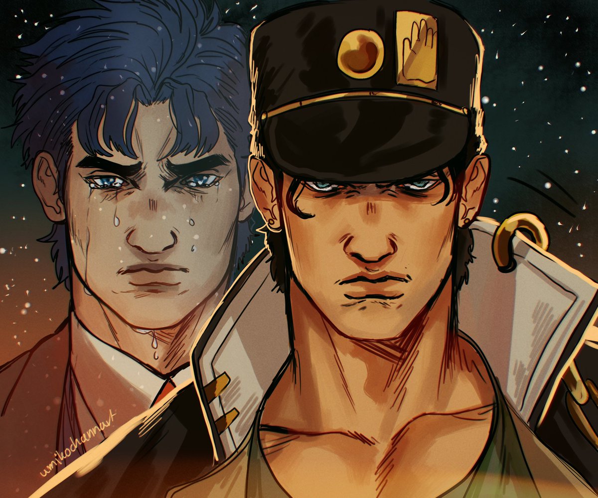 umikochannart's tweet photo. Resemblance #JoJosBizarreAdventure https://t.co/uZdPNrDHOA