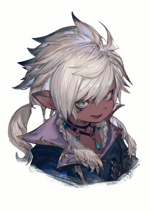 冬コミで出した本よりララフェル君 #FF14 