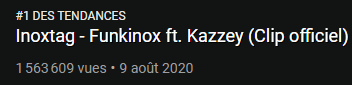 BryanBoss7's tweet photo. Alors, peux ont parler du fait que #melimelo3 qui a été la vidéo la plus attendu de l'année est que 2ème des tendances YouTube, sachant que la 1ère vidéo est une musique d'#inoxtag que personne n’attendait ? https://t.co/qD60sFEDUD