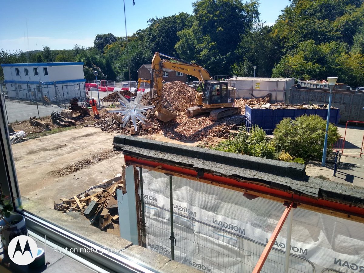 The Cafe has gone ! Our new build is on track to be completed by next August.