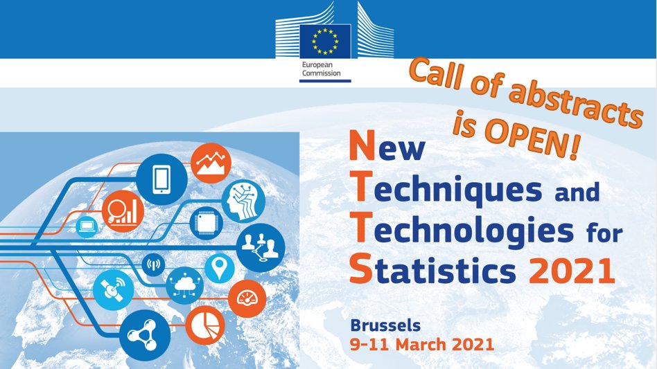 EU_NTTS's tweet photo. 📢We are pleased to announce the call for abstracts for the 2021 NTTS conference, which will take place 9-11 March 2021.

📆Abstract submission deadline: 15 October 2020

For more information and to find out how to submit your abstract visit 👇
https://t.co/eeHIMumGaJ https://t.co/St48SVpQEd