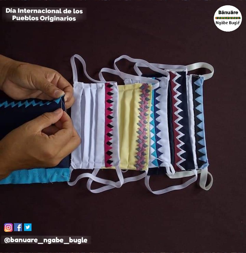 BanuareNB's tweet photo. Conmemorando el Día Internacional de los Pueblos, la artesanía Ngäbe aportando a la sociedad en tiempos de crisis sanitarias. https://t.co/UPXgePxHlf
