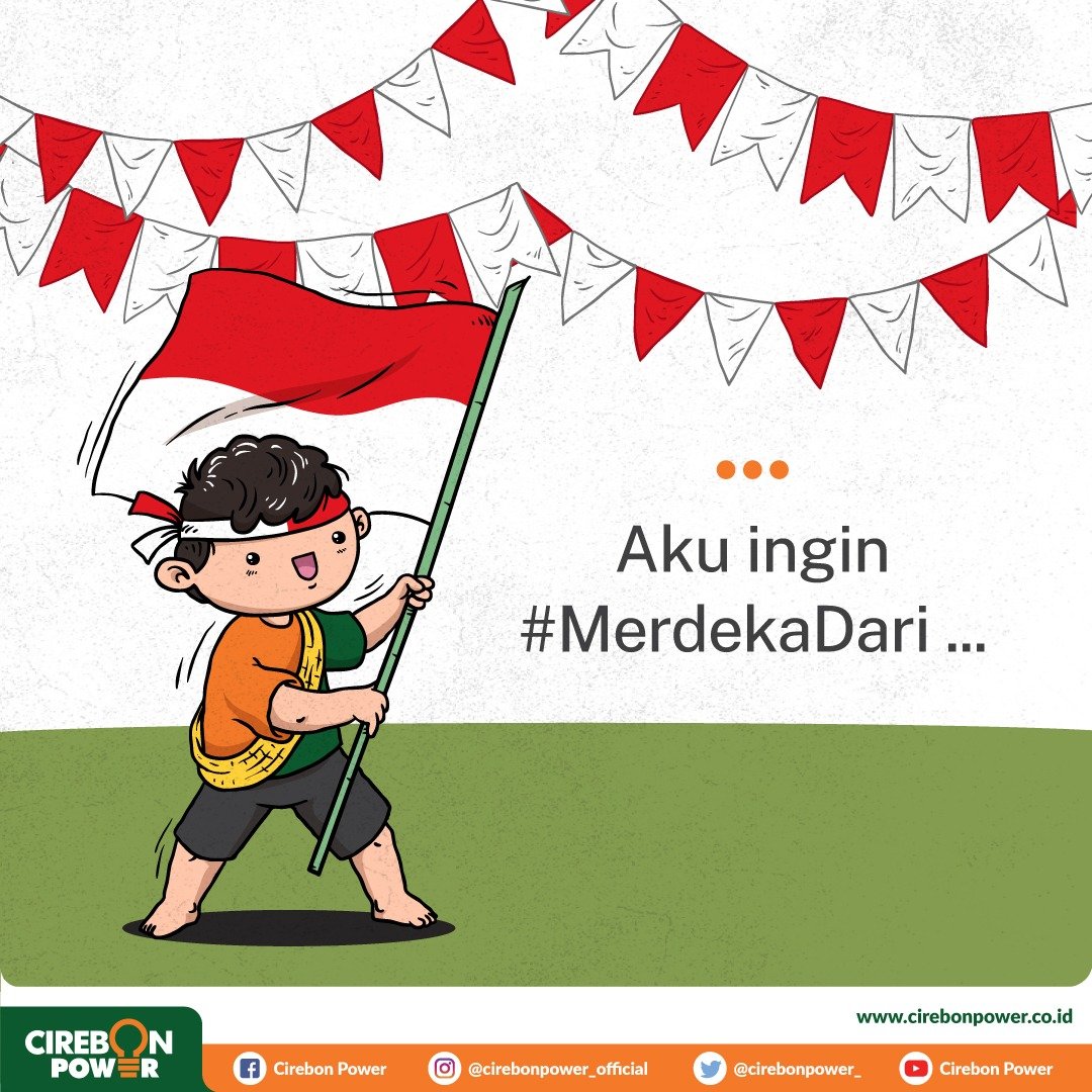Cirebonpower_'s tweet image. Kawan, sebentar lagi kita merayakan Hari Kemerdekaan ke-75 Indonesia. Yuk sampaikan doa dan harapan kalian dengan hashtag #MerdekaDari…

#CirebonPower #HUTRI75 #HUTRI #DirgahayuIndonesia