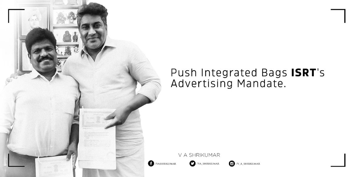 vashrikumar's tweet photo. @PushIntegrated wins the account of #ISRT- a Mathematical Learning Tool Company. Signed the contract with Aniyan Koshy, a mathematician par excellence as well as a brilliant entrepreneur. 
Another #ChallengeAccepted
#ClientsDiary #LetsPushForward https://t.co/p9gQTA0FO9