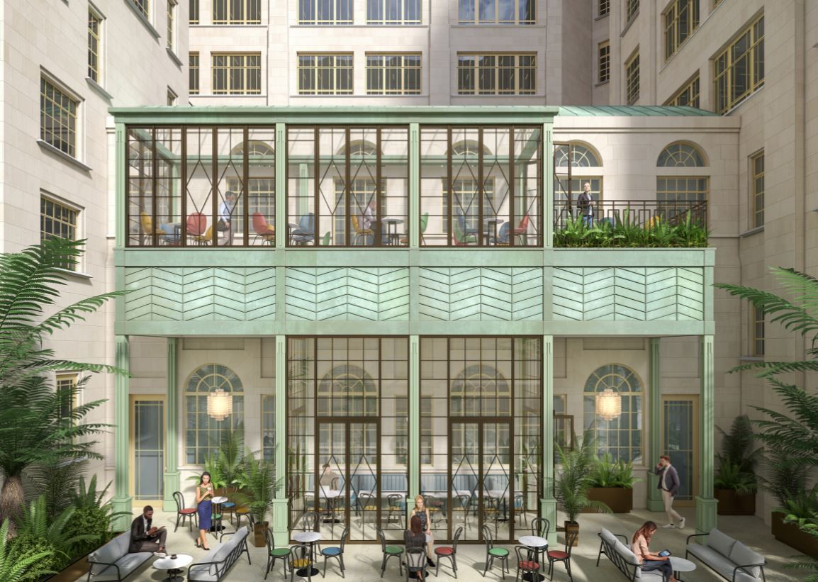 pdparchitects's tweet photo. The Glasshouse Garden at Eighty Strand features landscaped greenery and comfortable seating, with indoor and outdoor spaces created for both working and the public, creating a #community feel.
#EightyStrand #PDPLondon https://t.co/WvMX2N8Qgf