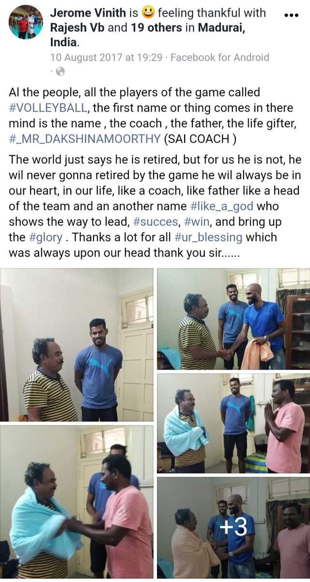 iGuru_vp's tweet photo. @virendersehwag @imsardarsingh8 @KirenRijiju @IndiaSports @tnrags @Media_SAI @DGSAI @RijijuOffice @MonalisaBMehta @DeepaAthlete @olympicdeva @manishbatavia @neerubhatia3 
#Dronacharyaawards #vfi #indianvolleyball #ioa dakshinamoorthy sir d mst deserving one fr d dronacharya award https://t.co/7Y3QaO9pU7