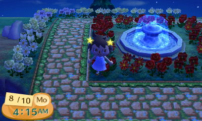Sarh17141's tweet photo. fountain is looking good! #ACNL https://t.co/NhWjRB24CR