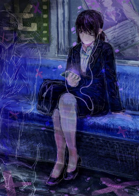 「携帯電話 電車内」のTwitter画像/イラスト(新着)｜3ページ目