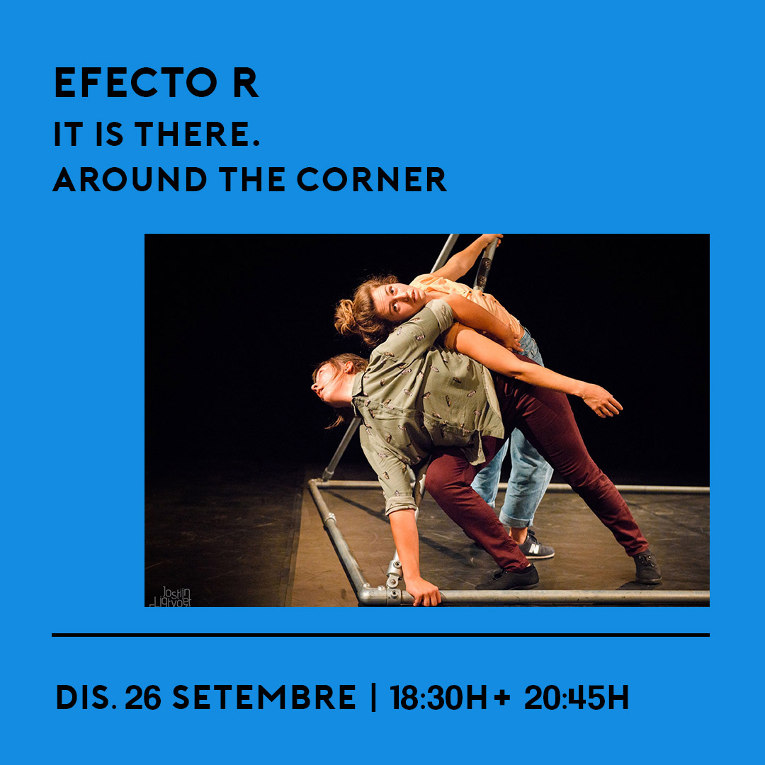 Festusfestival's tweet photo. Clara Cortés i la ballarina Joana Ranyé presenten la seva creació "It’s there. Around the corner". Una peça plena d’ironia i absurditat, realisme i abstracció, text i moviment. Més informació a https://t.co/q11vbWtpkj

🟦
#festus #festusfestival #artcontemporary #dansa https://t.co/BG9BLhPFg4