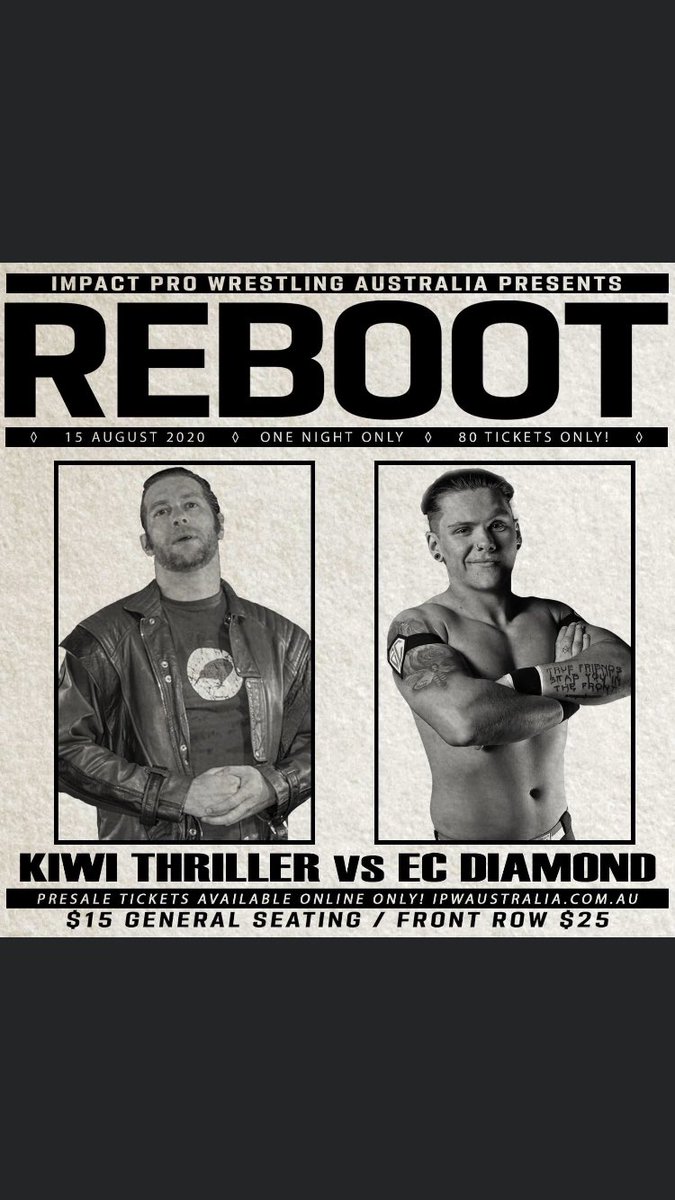 IPW_Australia's tweet photo. Don’t be the one to miss #IPWAustralia get the #Reboot. Be sure to book your tickets at https://t.co/kxcuT2bKpO as they are selling out fast #EverythingElseIsFake #ipwaustralia https://t.co/ytxtCvPZCx