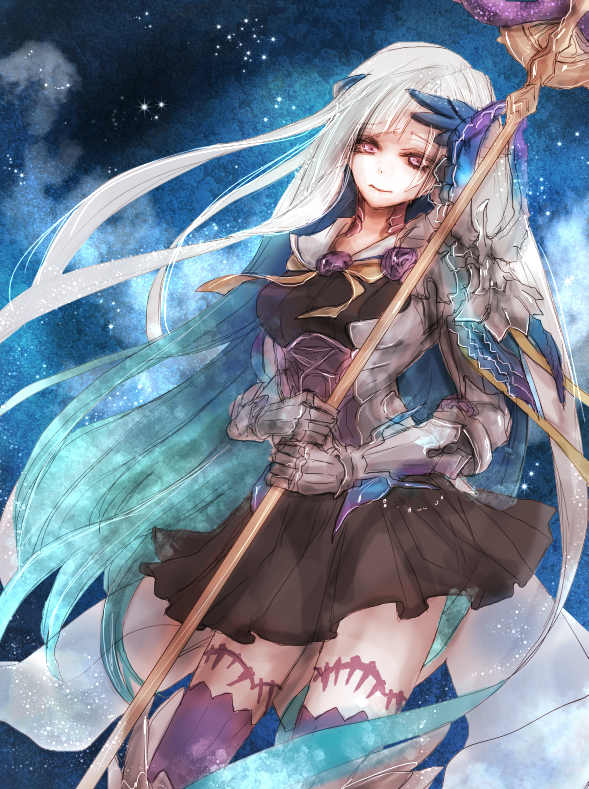 ランサー(フラグメンツ) 「わたしブリュンヒルデちゃんが大好きなんですよ‥‥だから水着ほんとにほんとに楽しみ」|ルリ(Ruri)👗💎のイラスト