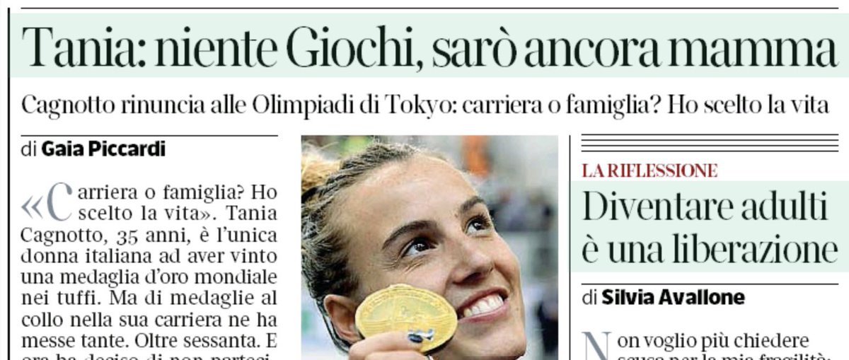 Il coraggio di #Tania #scelgolavita rispetto a uno stato che in questi giorni preferisce la morte....