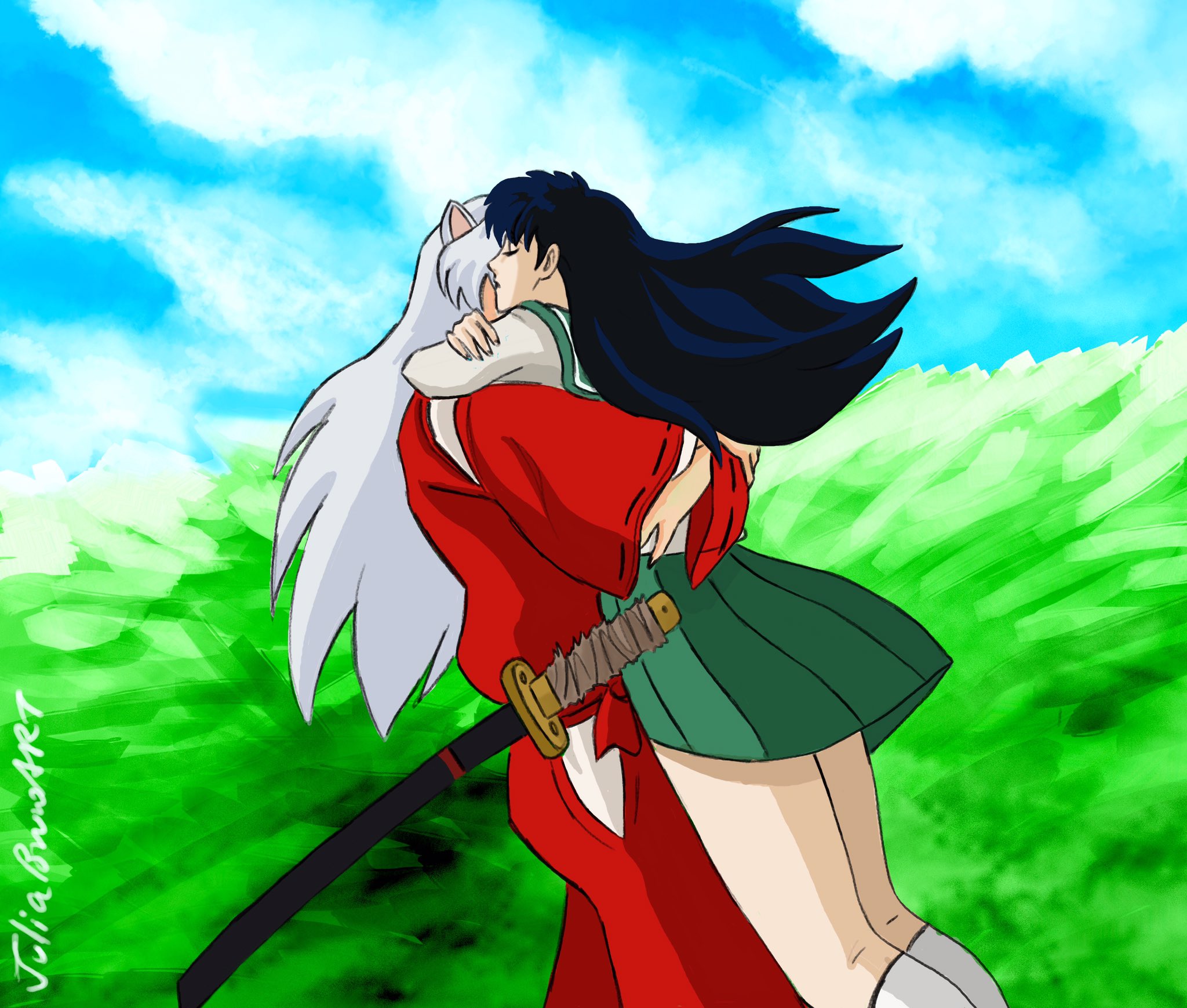 Sango from inuyasha one of my favs anime characters when I was young3   rAnimeART