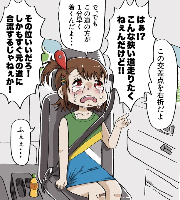 やたらと狭い道を案内してくるGooglemapちゃん(再掲) 