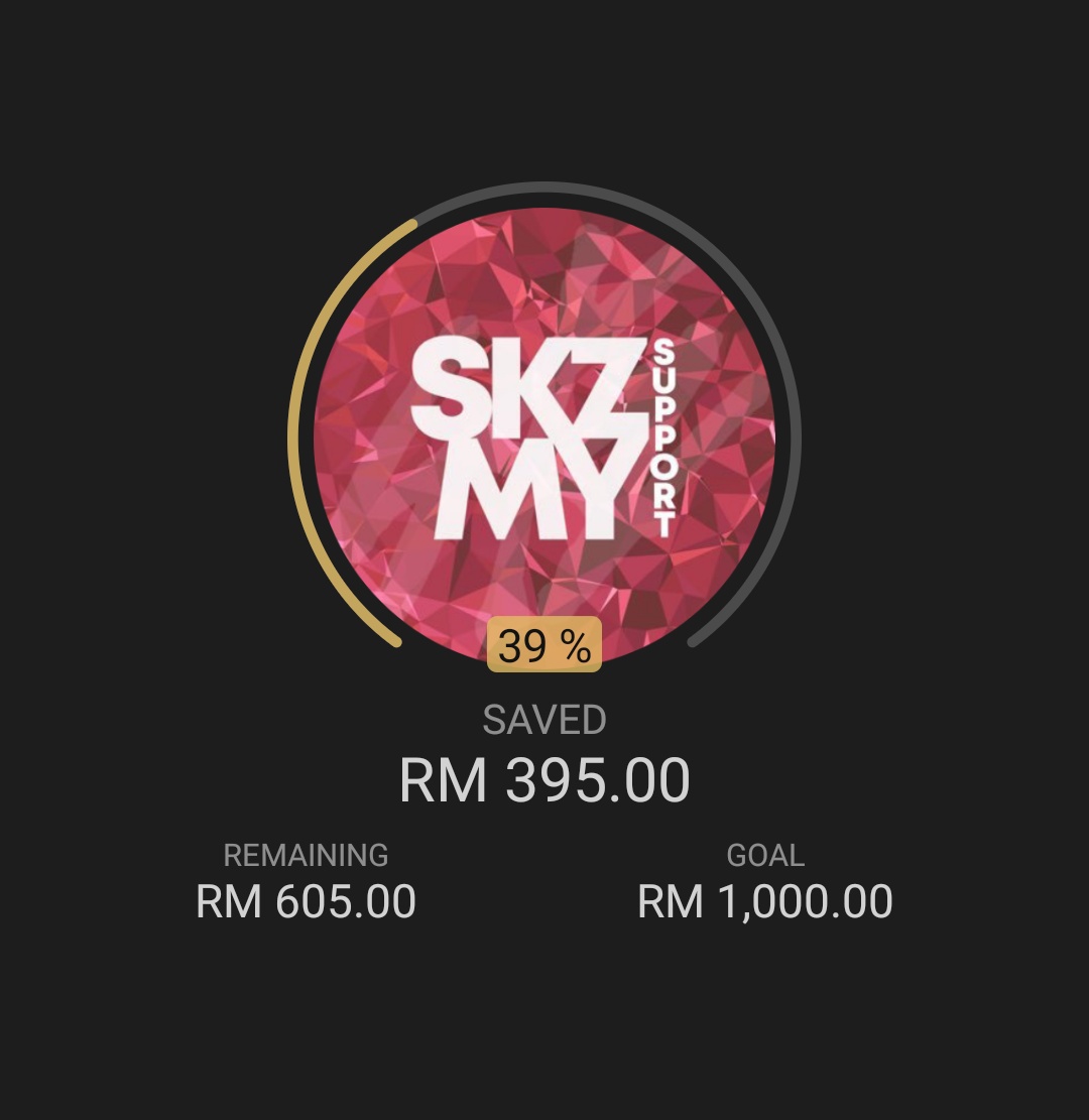 SKZMYSupport's tweet photo. [GENIE: FUND COLLABORATION UPDATE]

🎯 Target  Amount  — RM 1000
⬆️ Current Amount — RM 395

Donate here:
https://t.co/w75y8GdGY3

#Straykids #스트레이키즈 #MYSTAY
#YouMakeStrayKidsStay @Stray_Kids #StrayKidsComeback #IAMSTAY https://t.co/DiU2VE9wkx