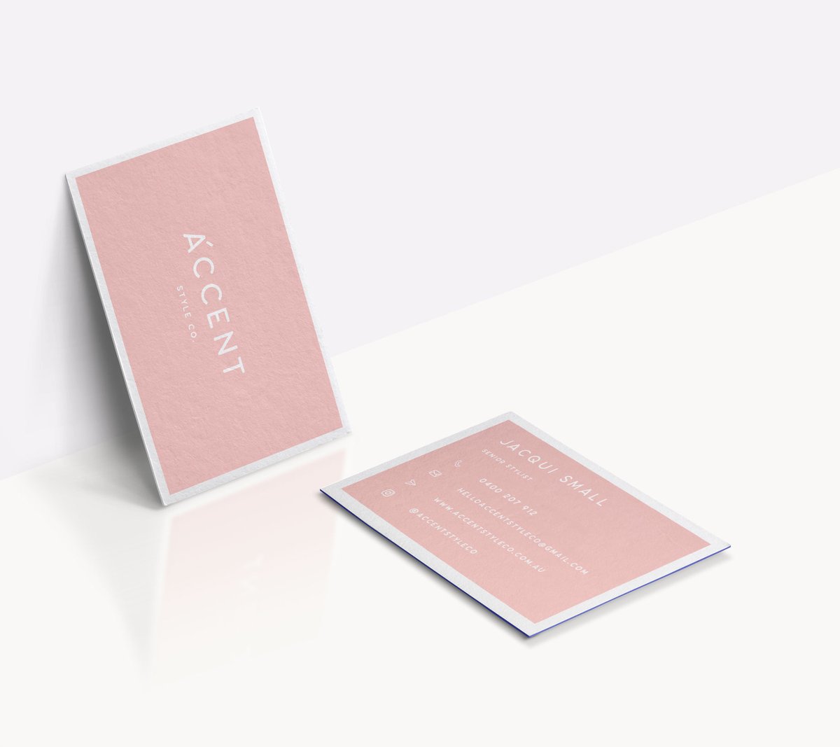 accentstyleco's tweet photo. Our beautiful new business cards - thanks to @Oliveandco.studio ⁠
⁠
#design #marketing #graphicdesign #logo #entrepreneur #creative 

https://t.co/KBggU5WXpN https://t.co/7FtSk4gsMX