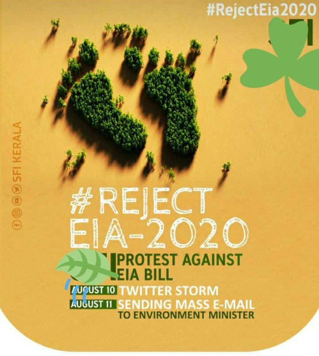 RErzahler's tweet photo. #rejectEIA2020 #WithdrawEIA2020 #IndiaNotForSale 
This is the last chance to save our environment . 
Industry need not flourish at the cost of environment and human rights . https://t.co/SzG7FmzJd0