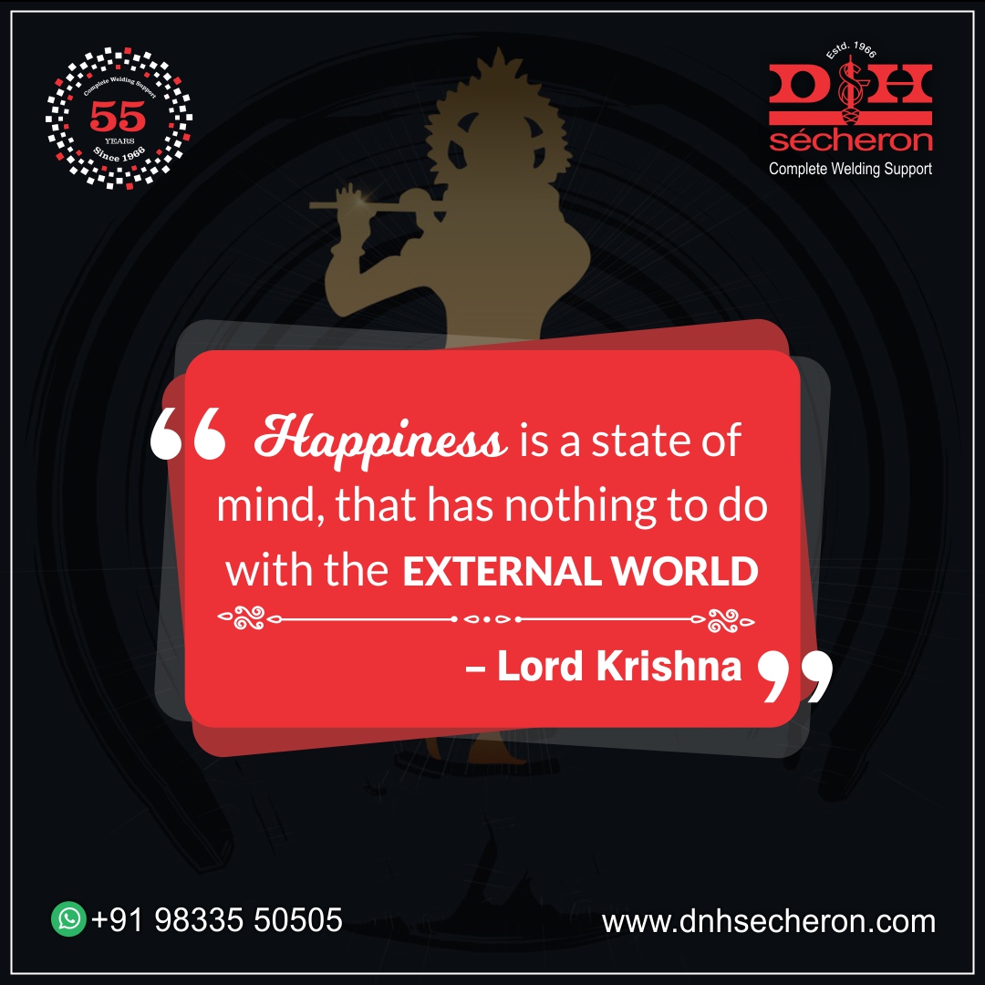 dnhsecheron's tweet photo. The key to happiness is reduction of desires.
To know more about us visit us at https://t.co/0eMnBgFvSj
#DnhSecheron #welding #Quoteoftheday #Inspiration #motivationmonday #motivationalquote #motivationoftheday #WeldingLessons #krishna #quotes #LordKrishna #Gita #BhagwatGita https://t.co/i55jYogjg4