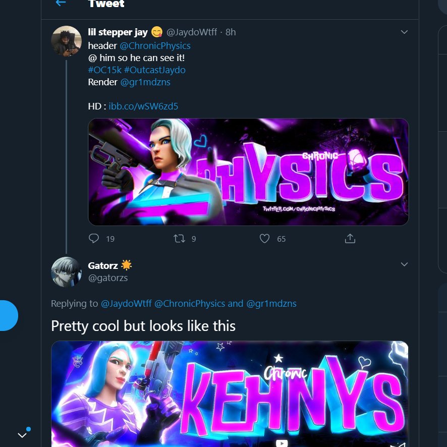 DesignerBeef's tweet image. Todays Designer Beef:

Ransom aka Jay being accused of cloning another header and its clearly a clone, then renzo and jay had an argument on the timeline