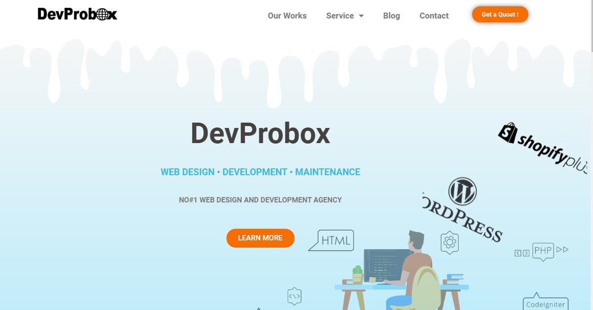 Devprobox1's tweet photo. Visit us for any #Website related #issue
Especially for #WordPress and #Shopify
#devProbox #webdesign #webdevelopment #ecommerce https://t.co/6rrbf3IDpd