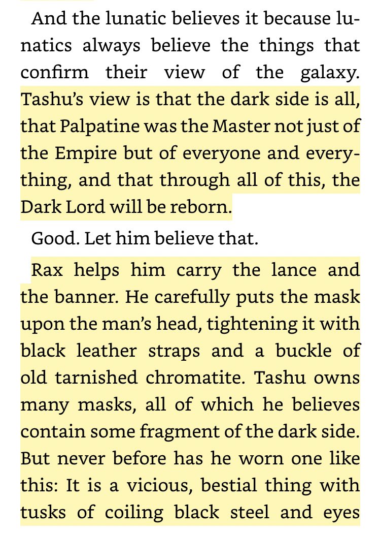 Anyway, this group is called: The Acoyltes of the BeyondTheyre not force sensitive themselves but their whole thing before Exegol is tracking down sith relics to either sacrifice or use. They claim to get instructions from Sith past in their dreamsLook at the line about death