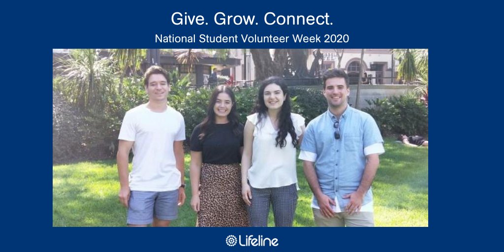 LifelineAust's tweet photo. It's #NSVW2020. Thanks to all our student volunteers who, as part of our wider team of volunteers, provide services to our community through crisis support, retail, book fairs, fundraising and administration. Thank you for making a difference. https://t.co/JJVUXYXZXk