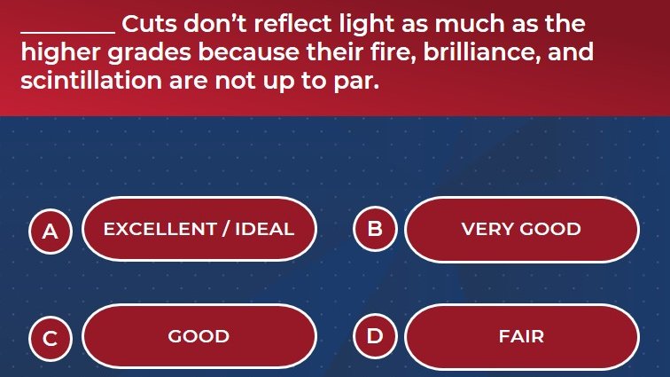 Rapaport_India's tweet image. Test your #diamondknowledge.
Quiz Time, write doen your answers in comment box.
For more learning, visit: raplab.com/blog/
.
#quiztime #diamonds #diamondquestions
