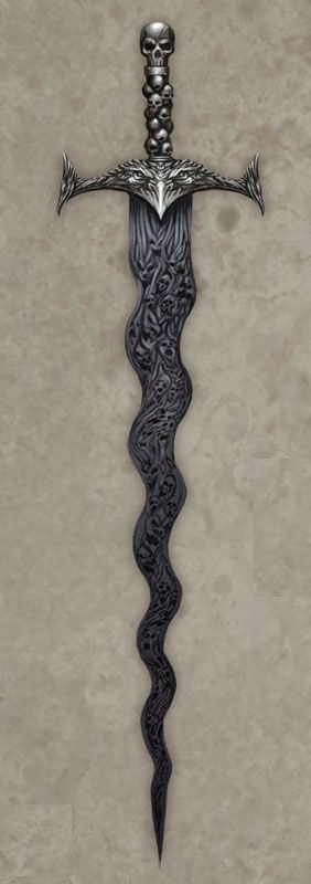 Hjorimir's tweet photo. I love making named swords for my setting.

The Steel Remorse
Slake, The Thirsting Blade
Threnody
A trio of swords called The Three Griefs: Lamentation, Requiem, Dirge

Do you name magic items for your games? Share some examples of some of your favorites please!

#dnd5e https://t.co/knudiCkdW0