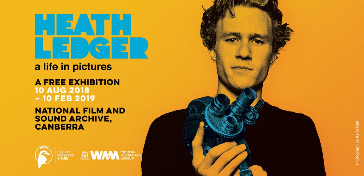 RyanCorrNews's tweet photo. Heath Ledger: A Life In Pictures Exhibition (2018โ2019) Opened 2 Years Ago on 10 August 2018 at The National Film and Sound Archive @NFSAonline in Canberra, Australia. ๐ฆ๐บ
#HeathLedger #HeathLedgerExhibition #LedgerNFSA #NFSA #RyanCorr #AustralianActor #AustralianFilm #Australia https://t.co/vfhot9uq1b