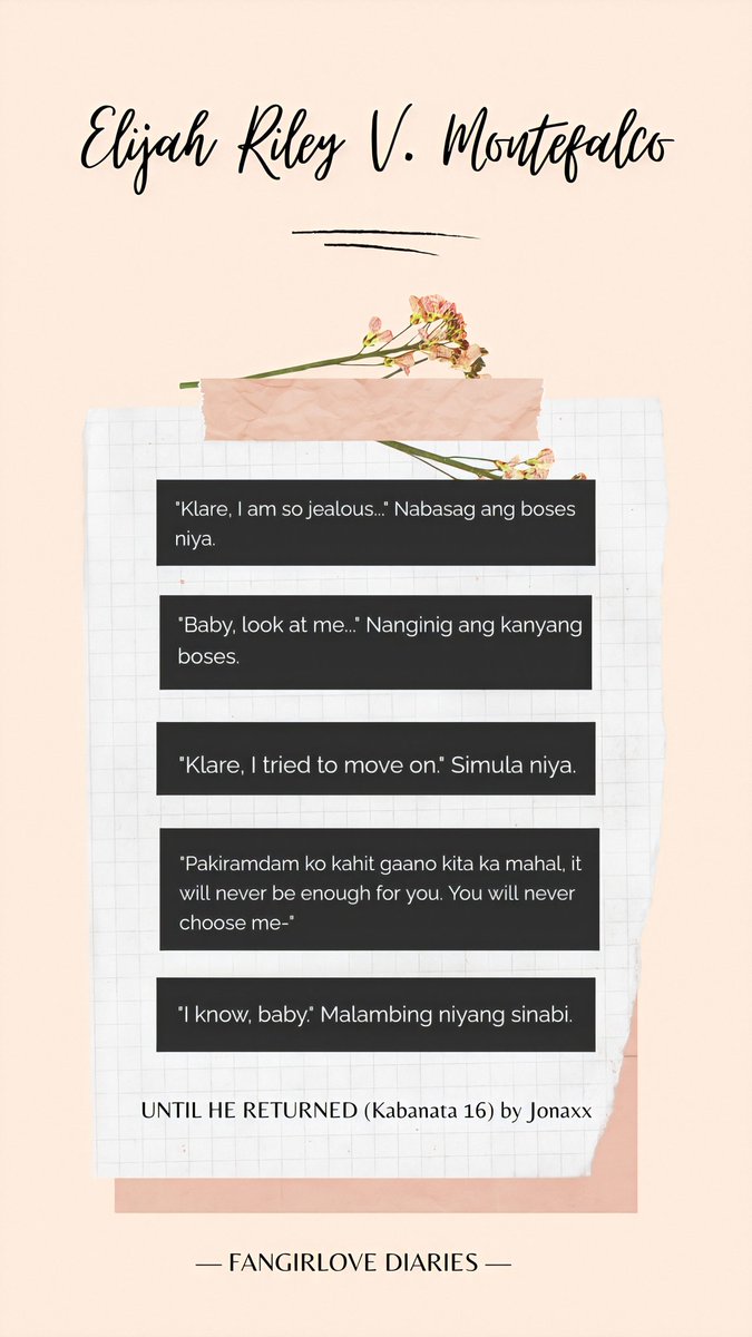 _FangirLove's tweet photo. I'm just too soft for Elijah Riley V. Montefalco and his "BABY" is damn melting me! πβ€
Β© Excerpt lines from UT Book 2: Until He Returned (Kabanata 16) by @jonaxx_WP
#UHR #UntilHeReturned #UntilTrilogy #Jonaxx #JonaxxStories https://t.co/npd0u2Okm1