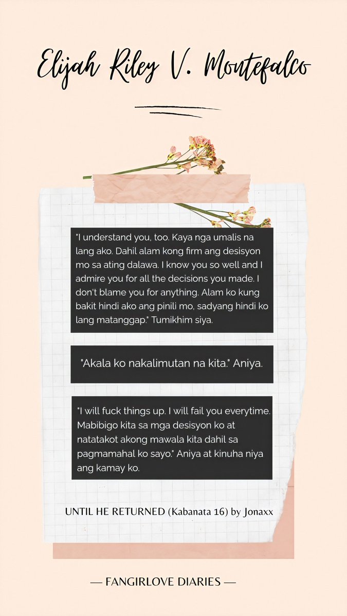 _FangirLove's tweet photo. I'm just too soft for Elijah Riley V. Montefalco and his "BABY" is damn melting me! πβ€
Β© Excerpt lines from UT Book 2: Until He Returned (Kabanata 16) by @jonaxx_WP
#UHR #UntilHeReturned #UntilTrilogy #Jonaxx #JonaxxStories https://t.co/npd0u2Okm1
