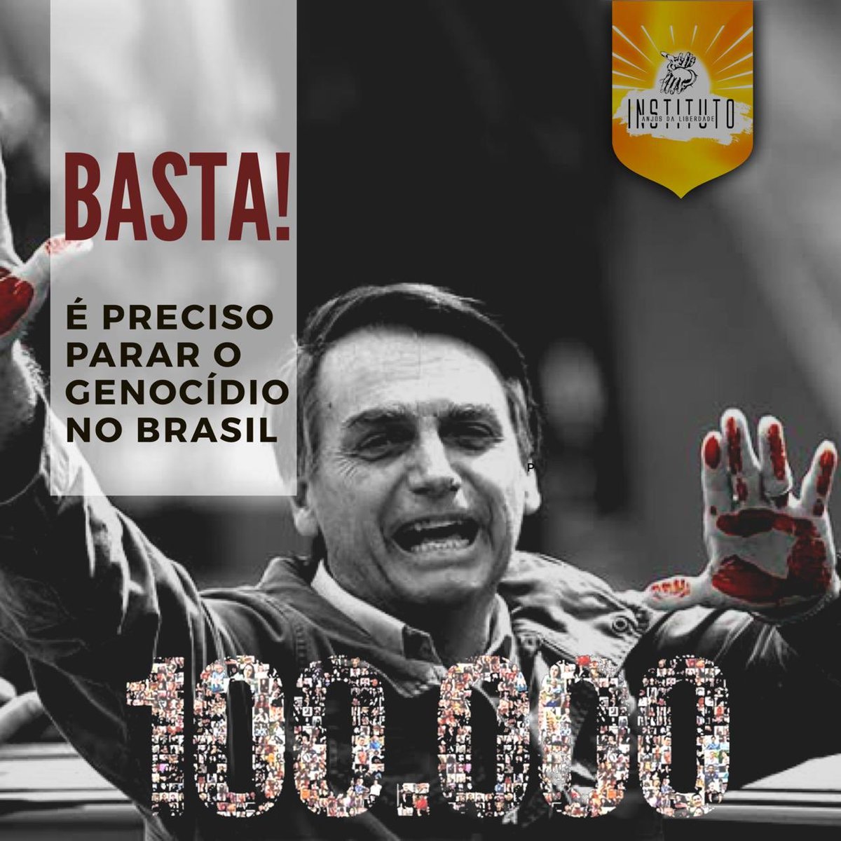 FroesPinheiro's tweet photo. #100MilNaContaDoBolsonaro #100MILMORTOS #ForaBolsonaro #Genocida #BolsonaroGENOCIDA #COVID19 https://t.co/mjLVOKoLfn