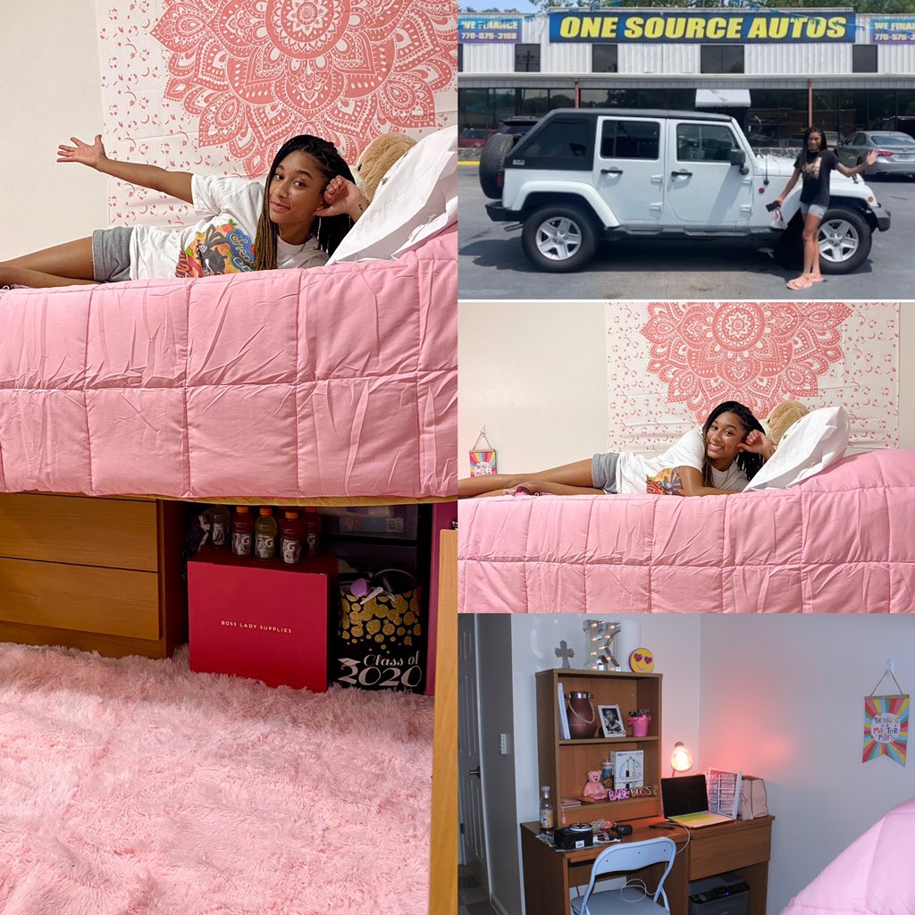 KyaWilliams0's tweet photo. All moved in, so excited to begin freshman year. #GCSU #Bobcats https://t.co/bFXcUF7d78